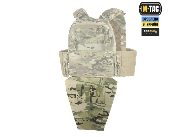 Фартух M-Tac протиуламковий Laser Cut Multicam Фото 3